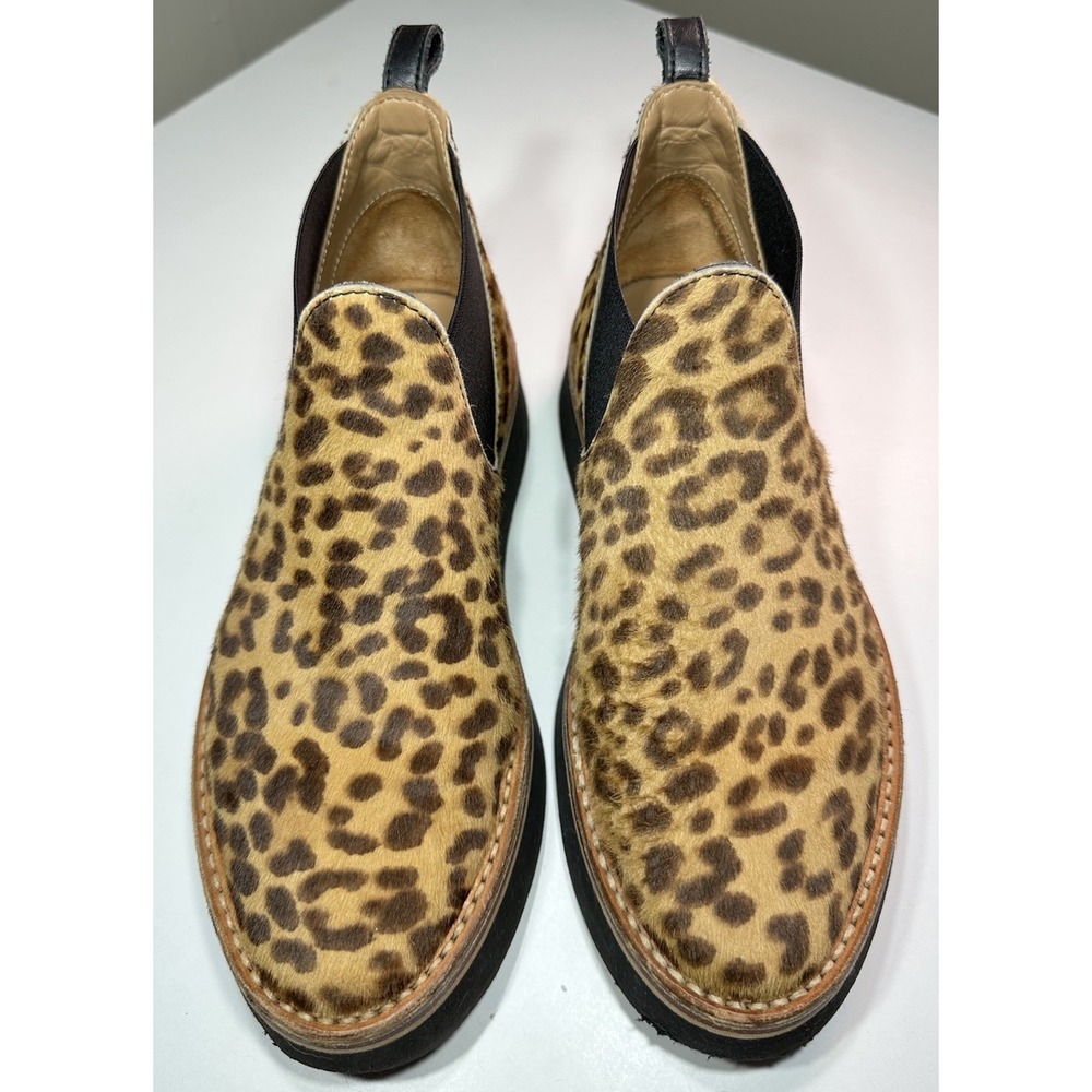 Flamingos (Flamingo) Calf Hair Side Gore Boots Brown Size 37 US-5‎